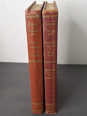 Veterans of Foreign Wars Volumes are  from 2 different sets Vol. 1 1951 & 2 1952